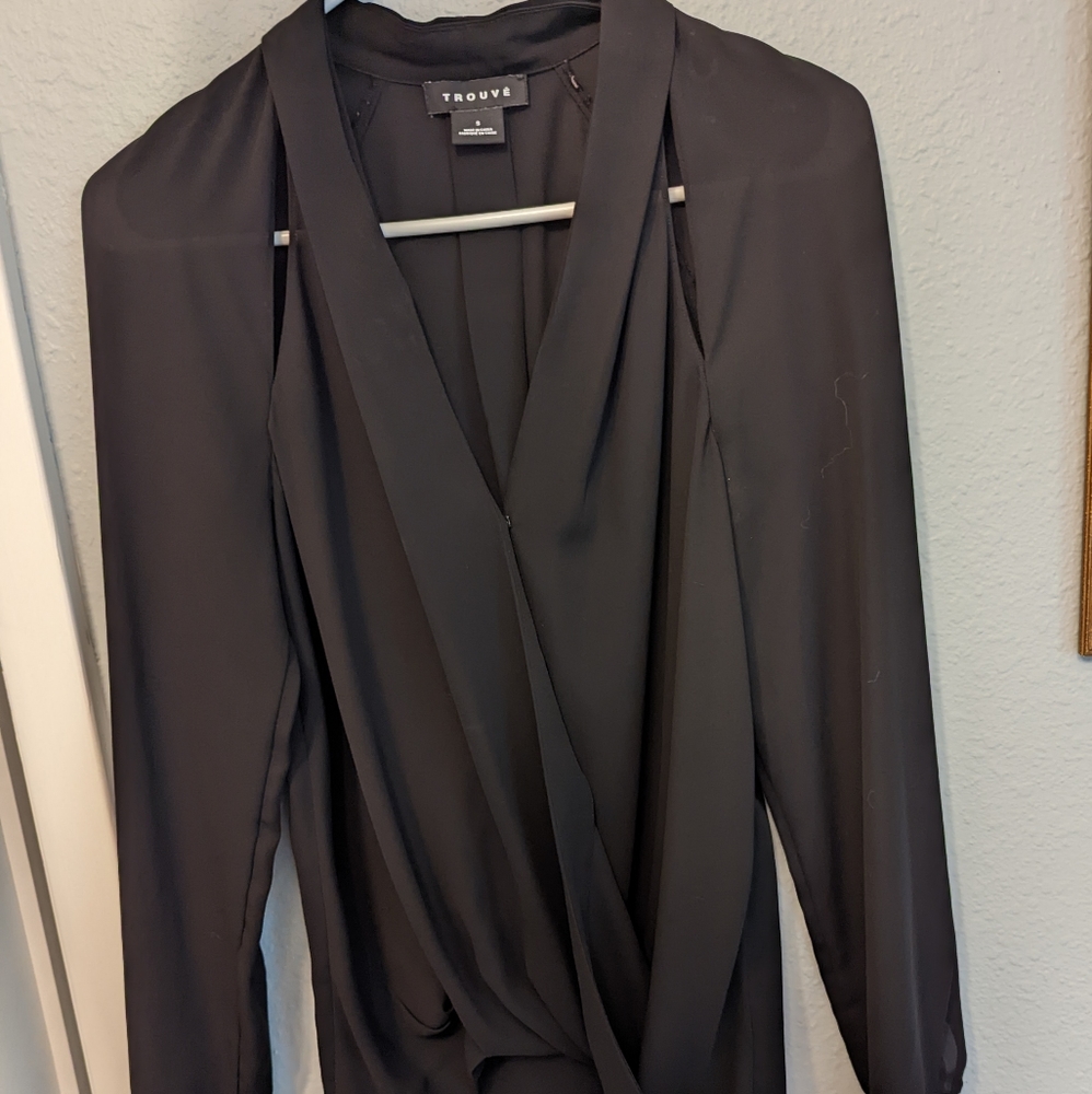 Trouvé black dress shirt